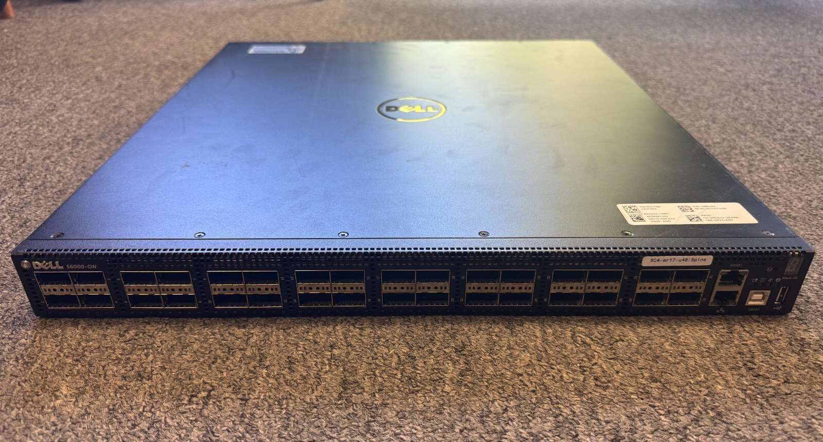 Dell Networking S6000-ON 32P 40GbE QSFP+ Switch