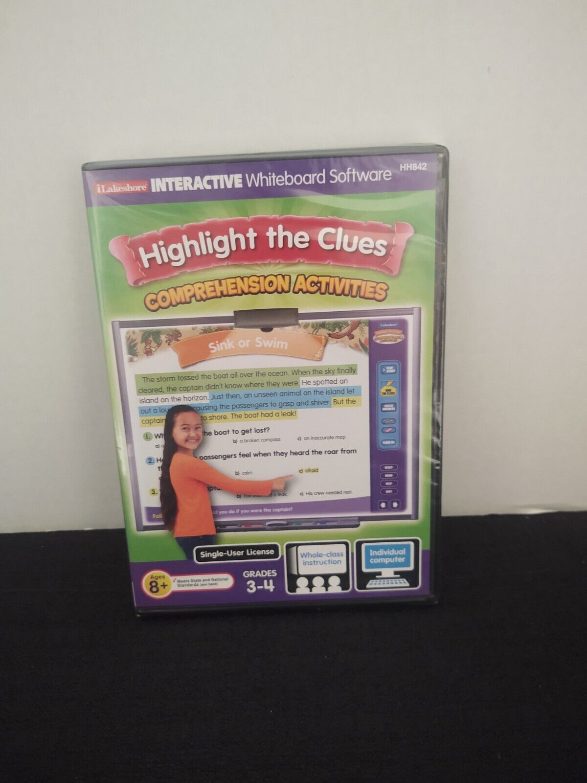 Highlight The Clues:Comprehension Activities For Grades 3-4 (PC) NEW/ SEALED