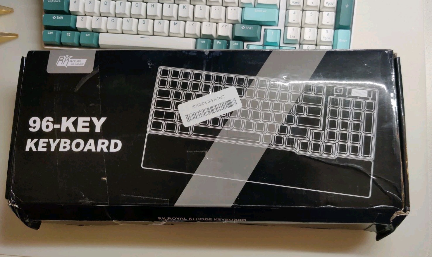 RK ROYAL KLUDGE RK96 RGB Limited Ed. 96 Keys Wireless Tri-Mode Wrist Rest READ