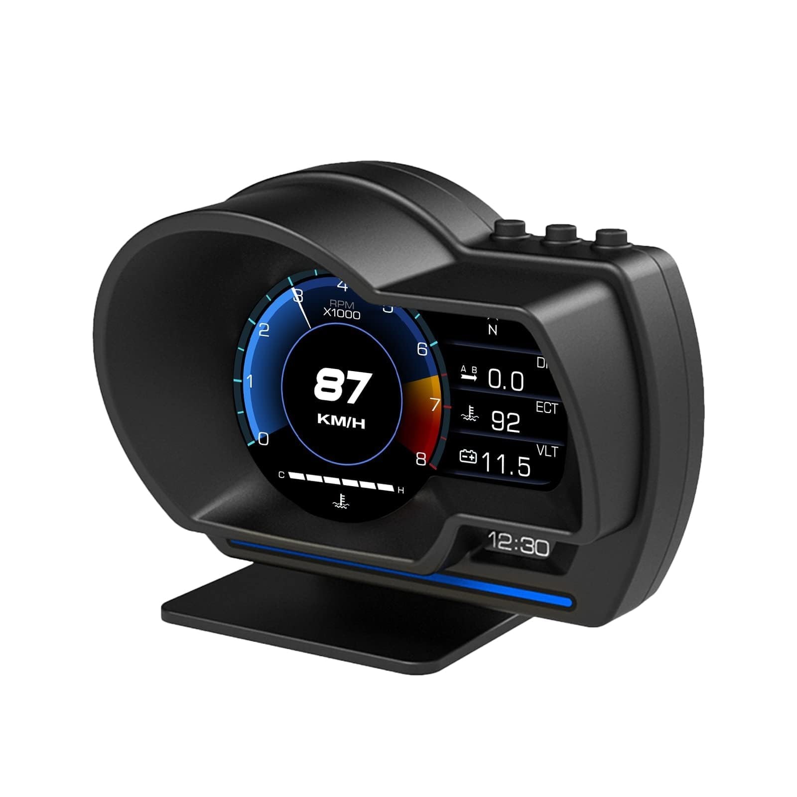 OBD2 Gauge Display, Heads Up Display for Cars, Digital Speedometer for Car wi...