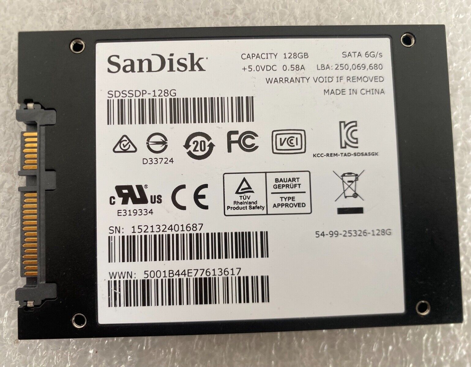 SanDisk 128GB 2.5
