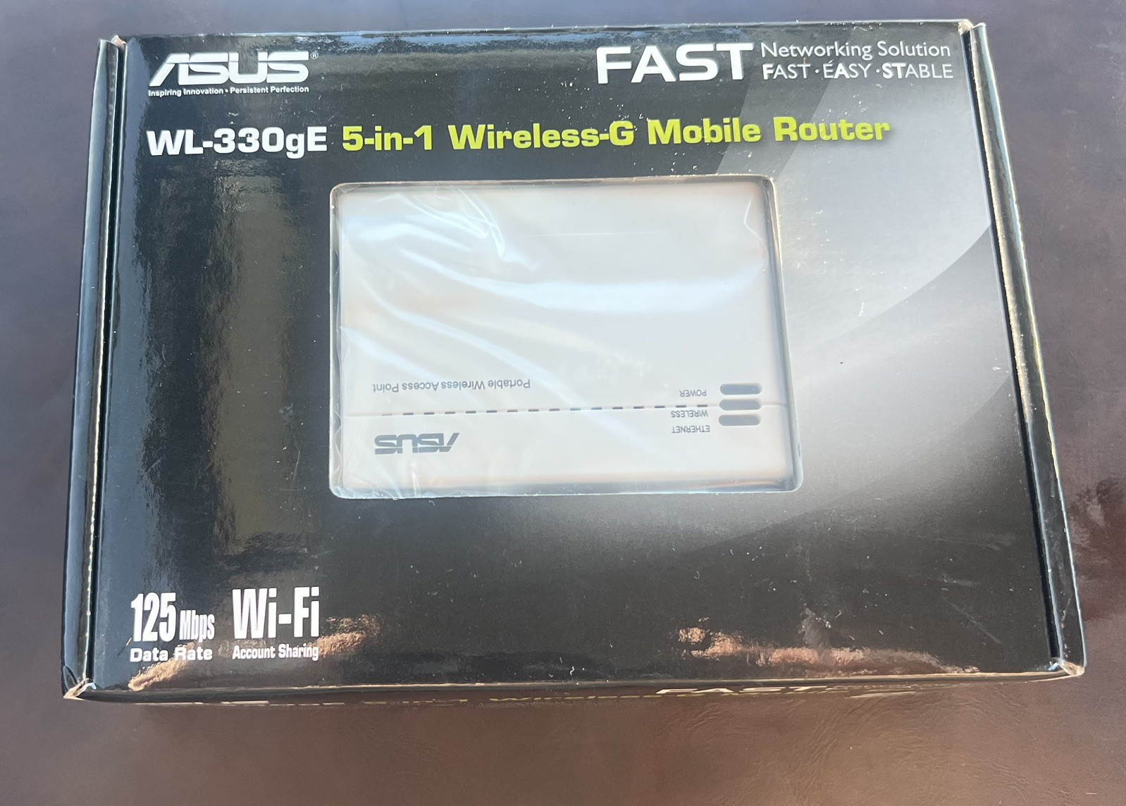 ASUS WL-330GE 54 Mbps 1-Port Wireless G Router