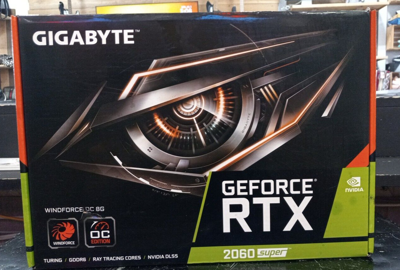 GIGABYTE GeForce RTX 2060 SUPER WINDFORCE OC 8G GDDR6 Graphics Card - Black