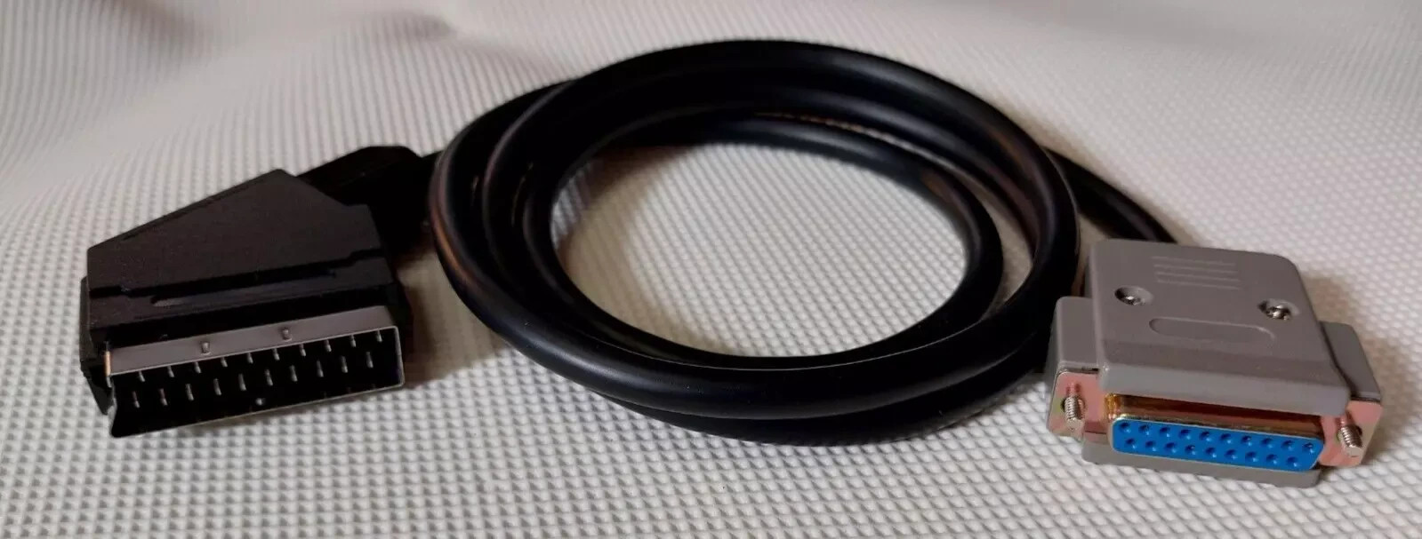 Atari Falcon 030 Video Cable SCART DB19 rgb connection with mono audio RGB-SCART