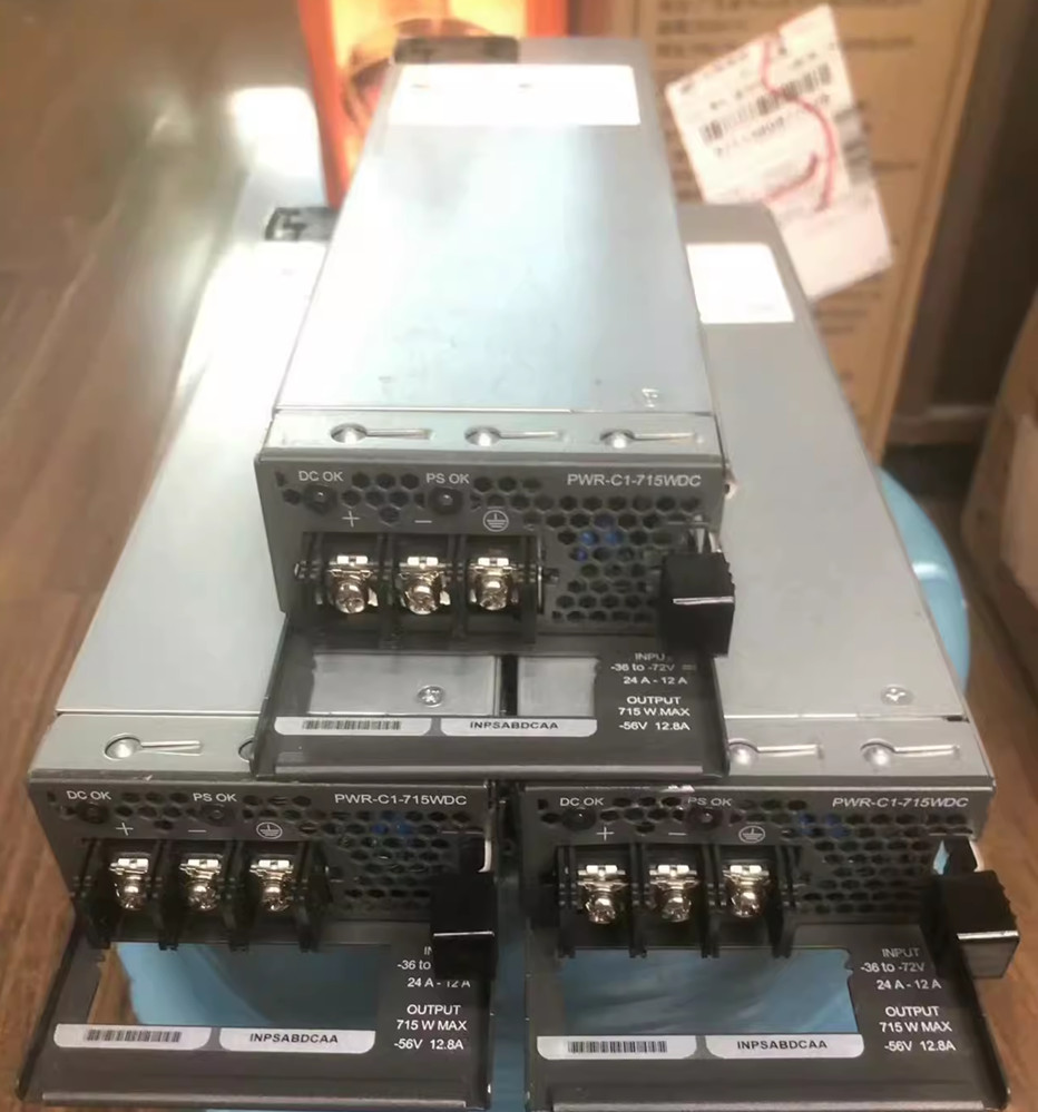 1pc used PWR-C1-715WDC Power Supply For 9300 Series Switch Qty Available#HL