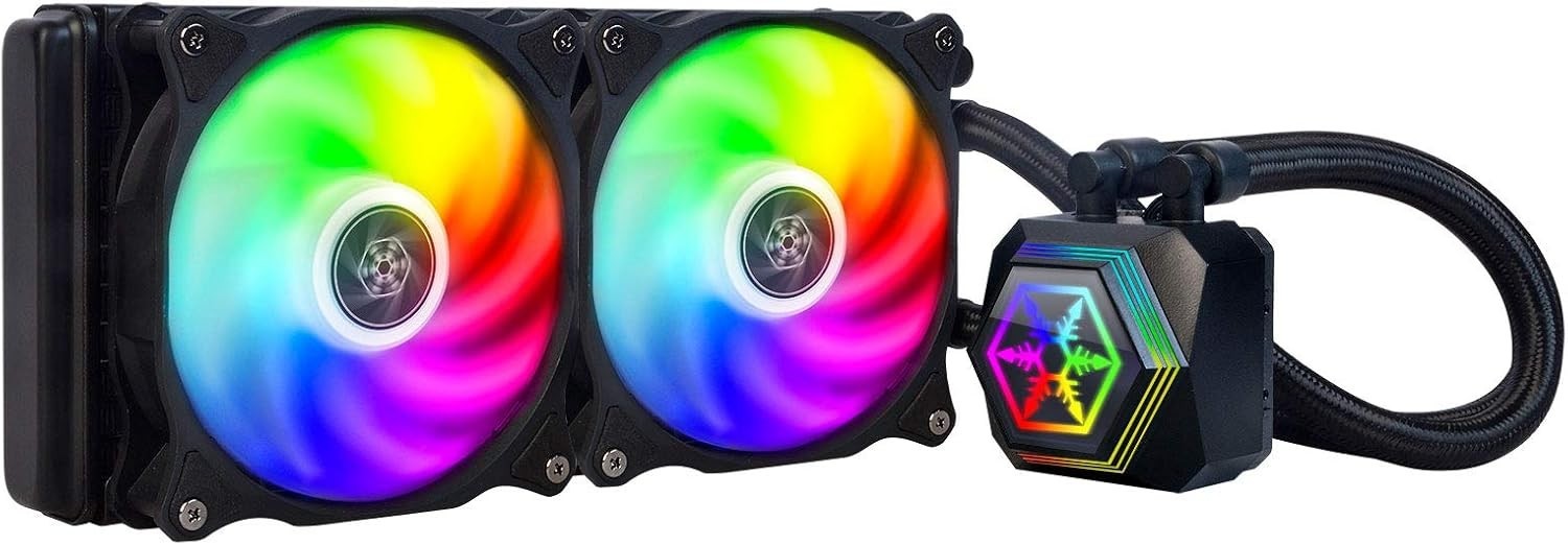 SILVERSTONE PERMA FROST series Addressable RGB compatible 240mm