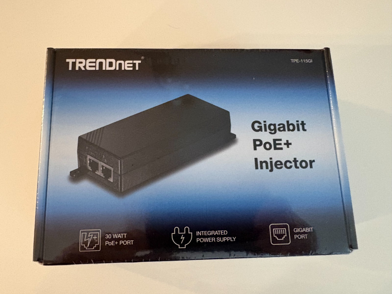 FACTORY SEALED TRENDnet Gigabit PoE Injector  TPE-115GI