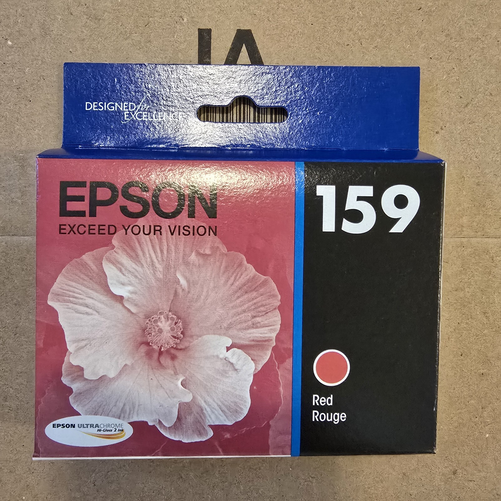 Epson 159 Red Ink Cartridge Genuine OEM C13T159720 for R2000 SEALED Exp 11/26