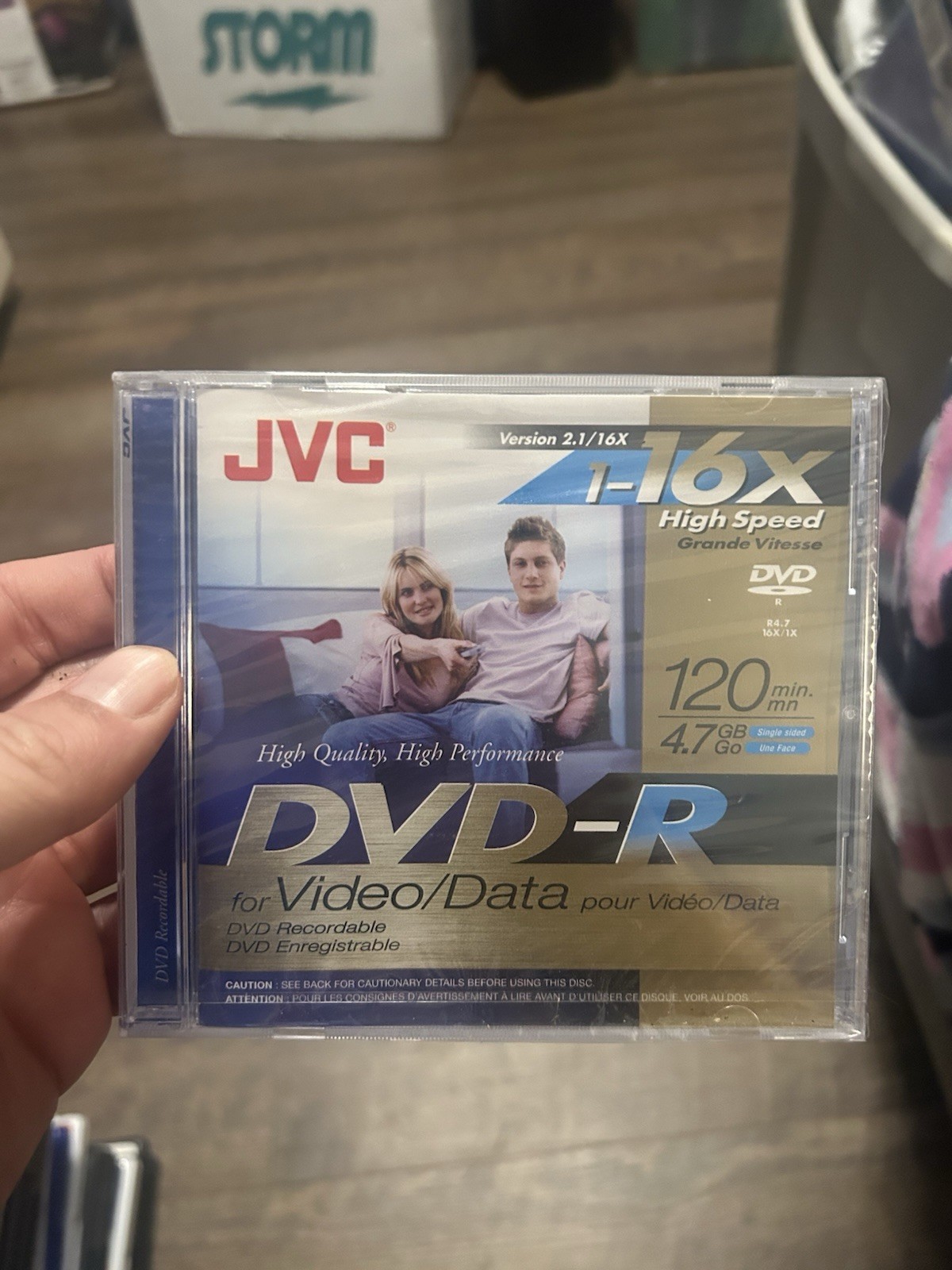 JVC DVD-R Disc 1-16x 120 min. 4.7 GB NEW