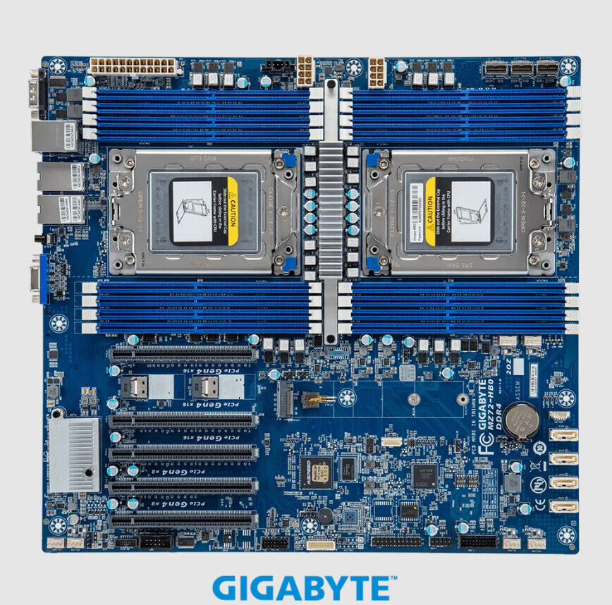 Gigabyte MZ72-HB0 Motherbaord Mainboards Rev3.0 for AMD 7H12/7763 CPU , TDP 280W