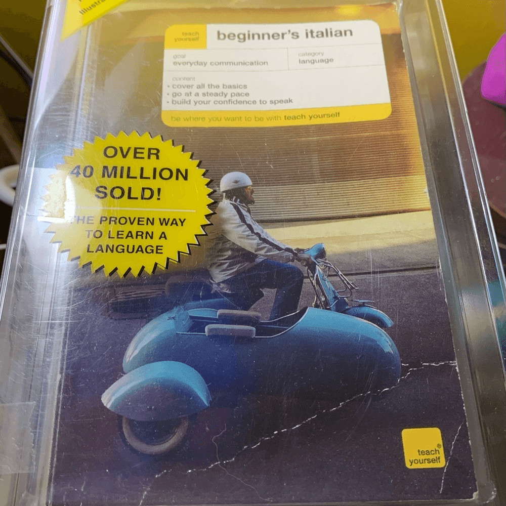 Beginner Italian Language Book & CDs introductory