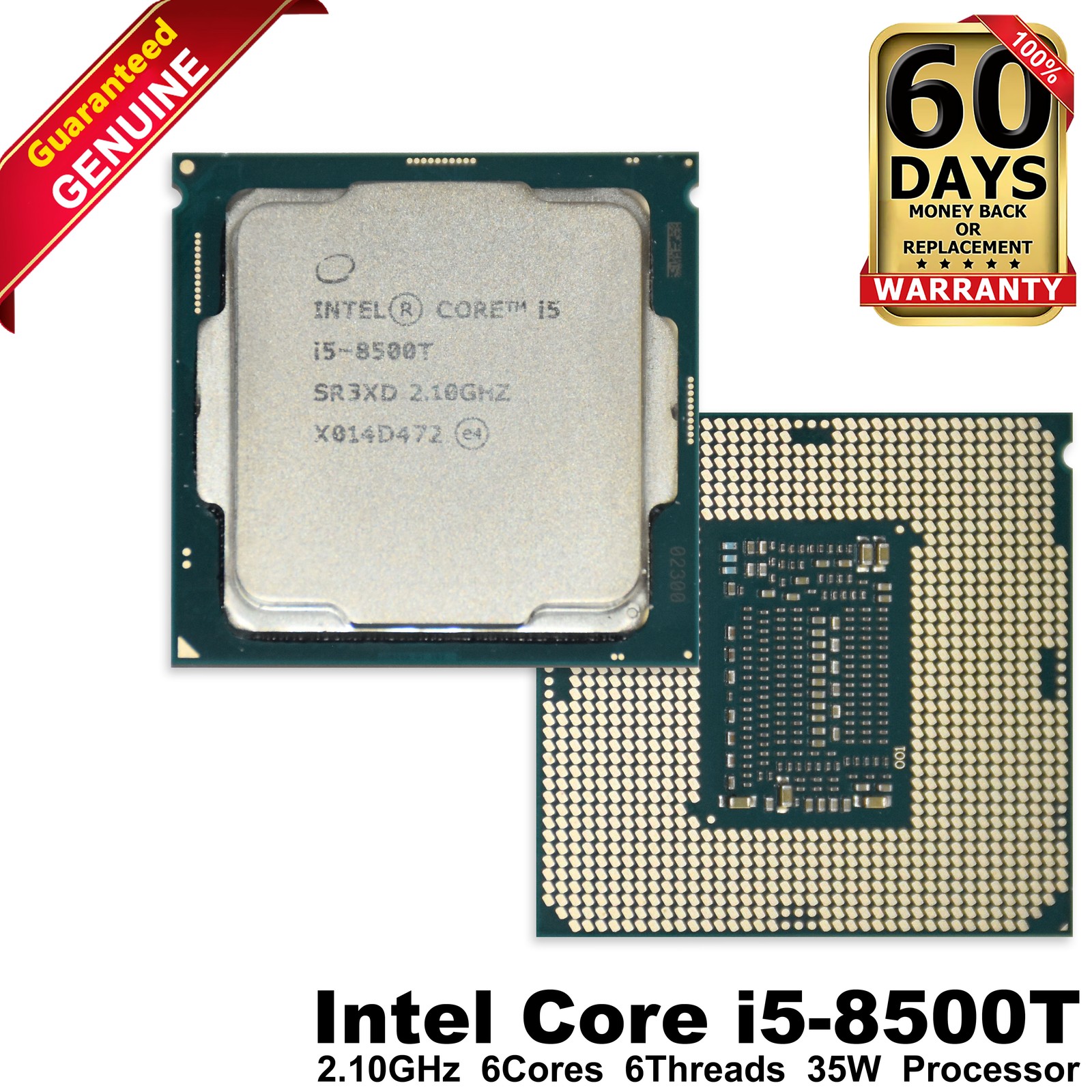 Intel Core i5-8500T 6-Core 2.10GHz 9MB Cache LGA1151 35W Processor 54G66 SR3XD