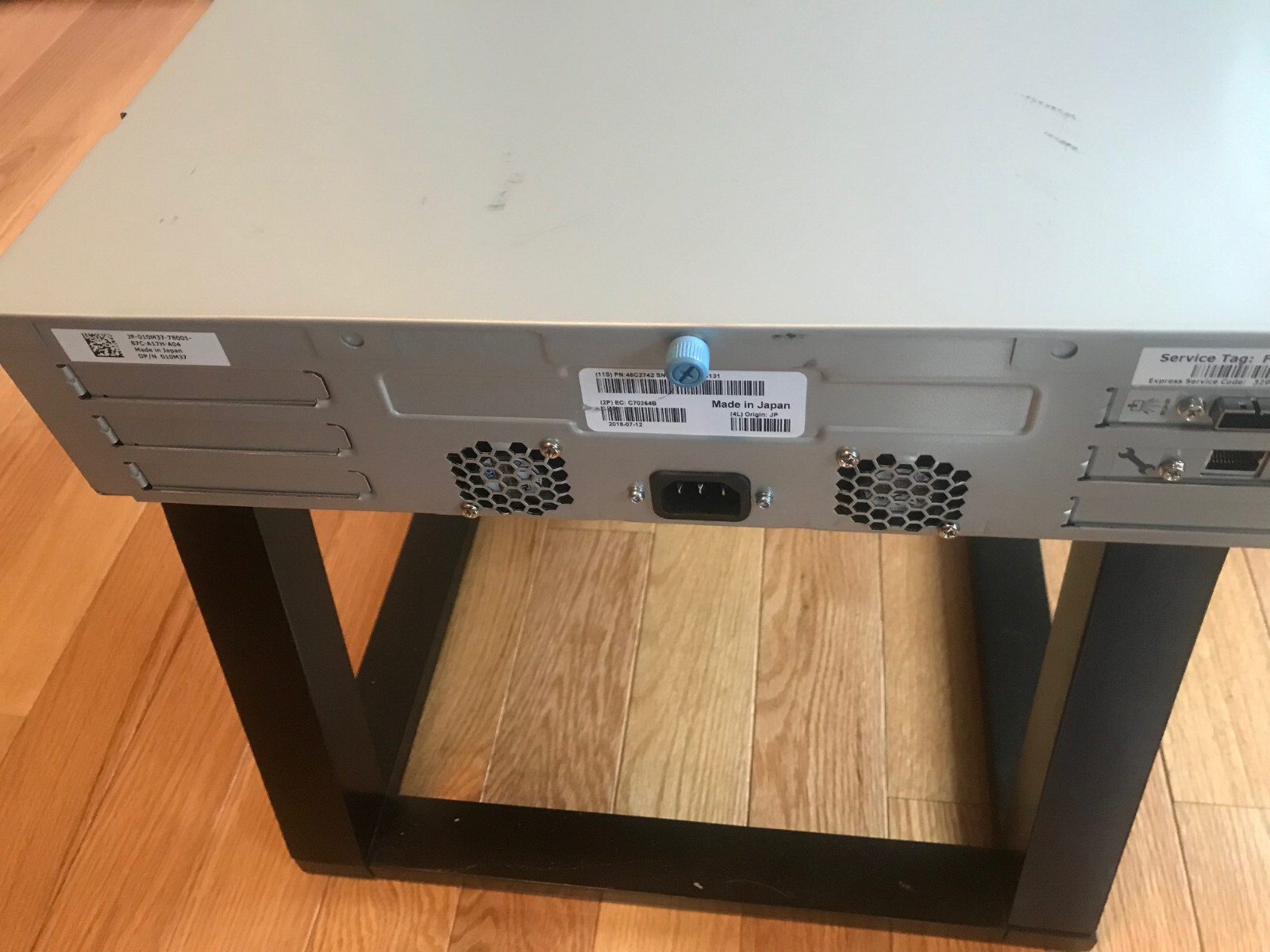 Dell PowerVault 114X 2U SAS Rackmount Chassis Dual Tape Drive Enclosure PV114X