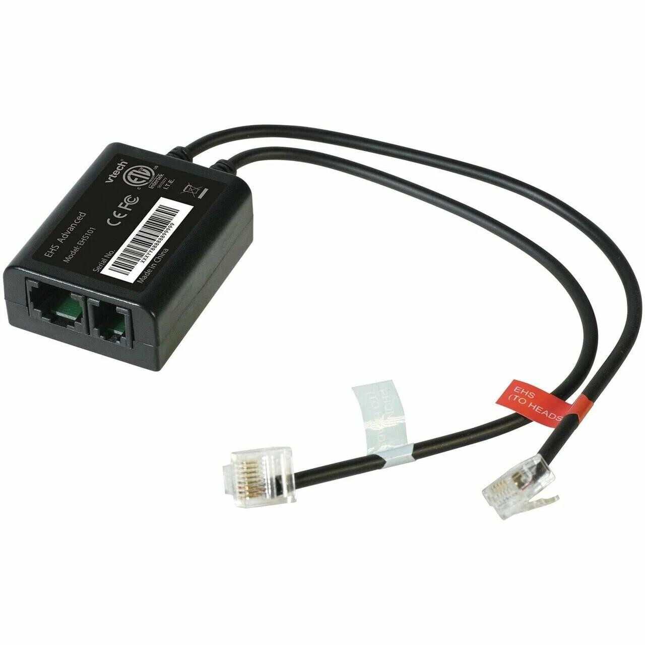 Vtech Wireless Headset Adapter EHS101 Shortel Avaya Cisco Fanvil NEC Groundstrea