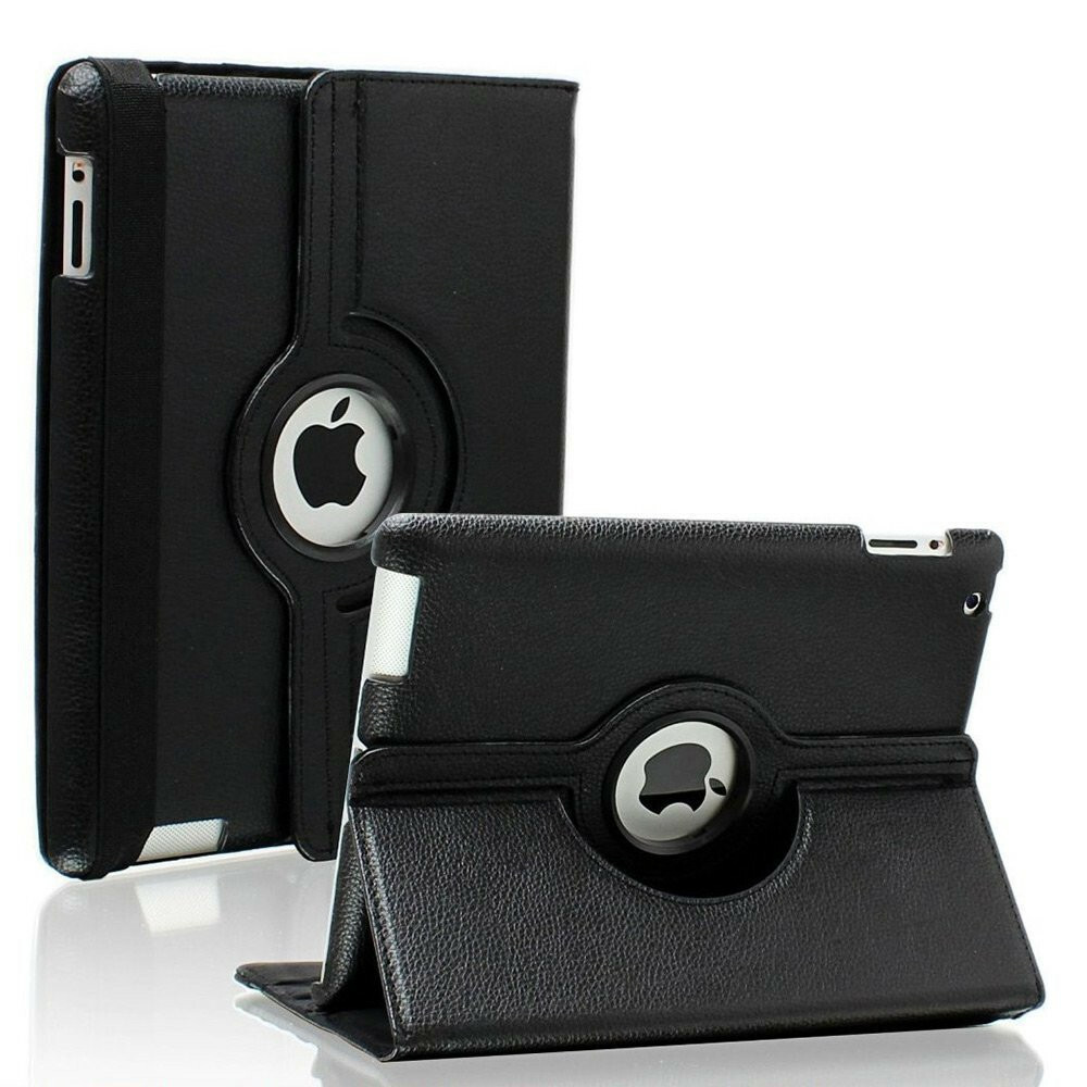 For iPad 5th 6th Air 1 Air 2 Case 9.7 inch 360 Degrees Rotating PU Leather Cover