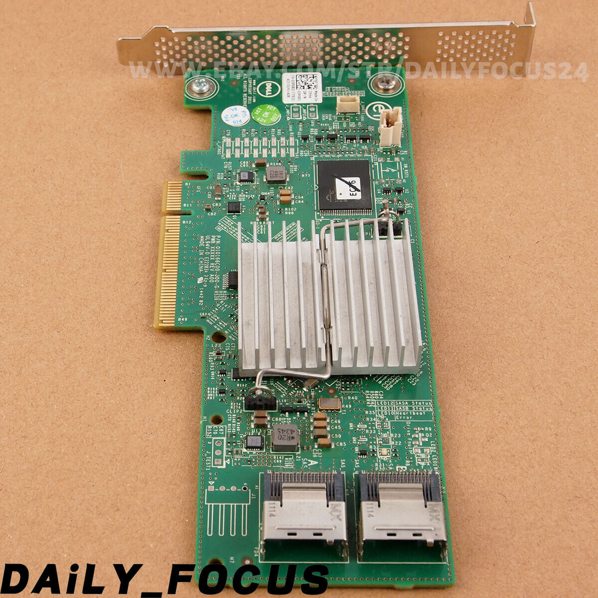Dell PERC H310 HV52W 8-Port 6Gb/s PCIe 2.0 P20 SAS Adapter RAID Controller
