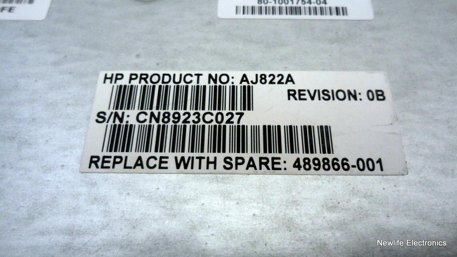 HP 489866-001 Brocade 8/24c SAN Switch Power Pack AJ822A