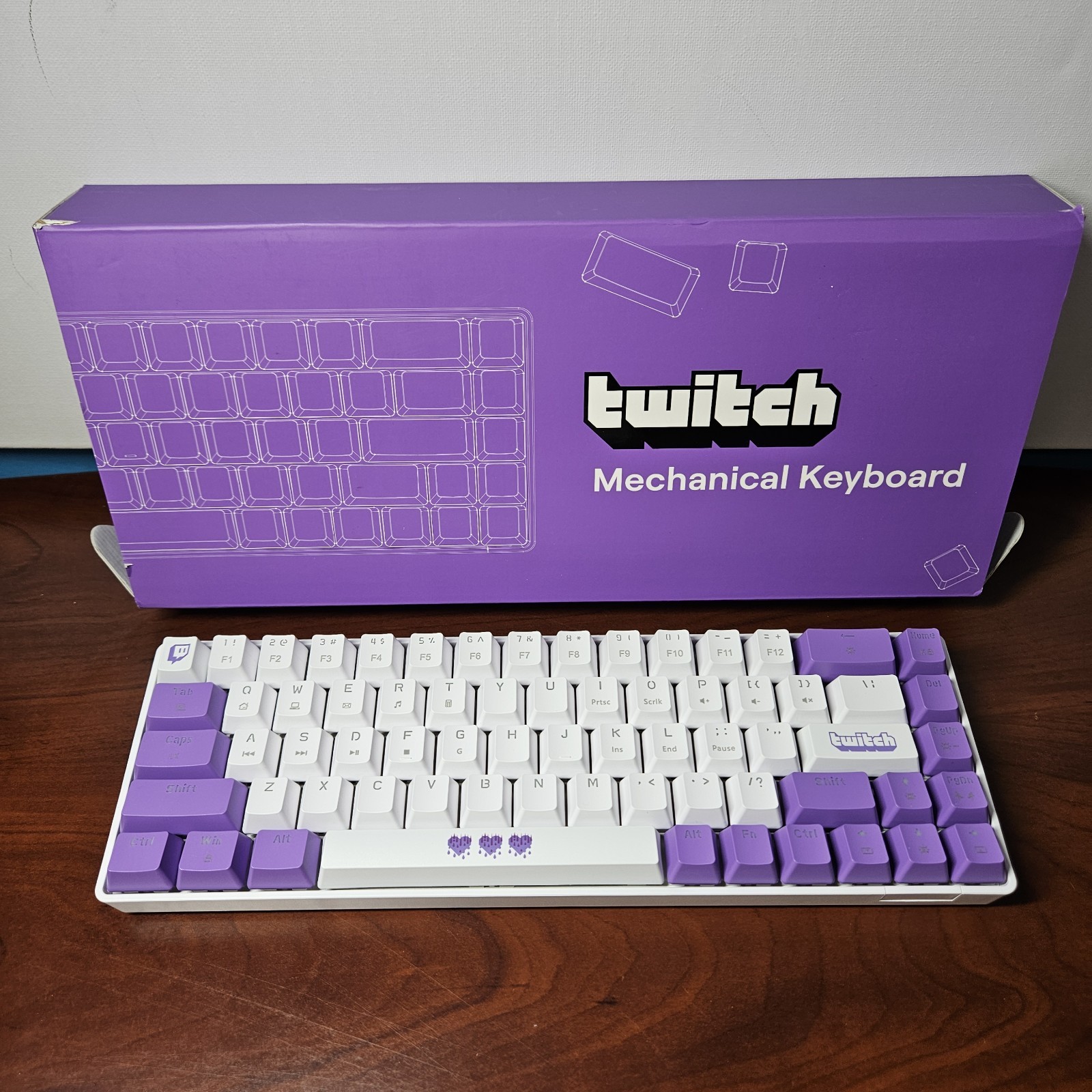 Twitch Mechanical Keyboard – 68-Key Limited Edition - RGB Wired USB