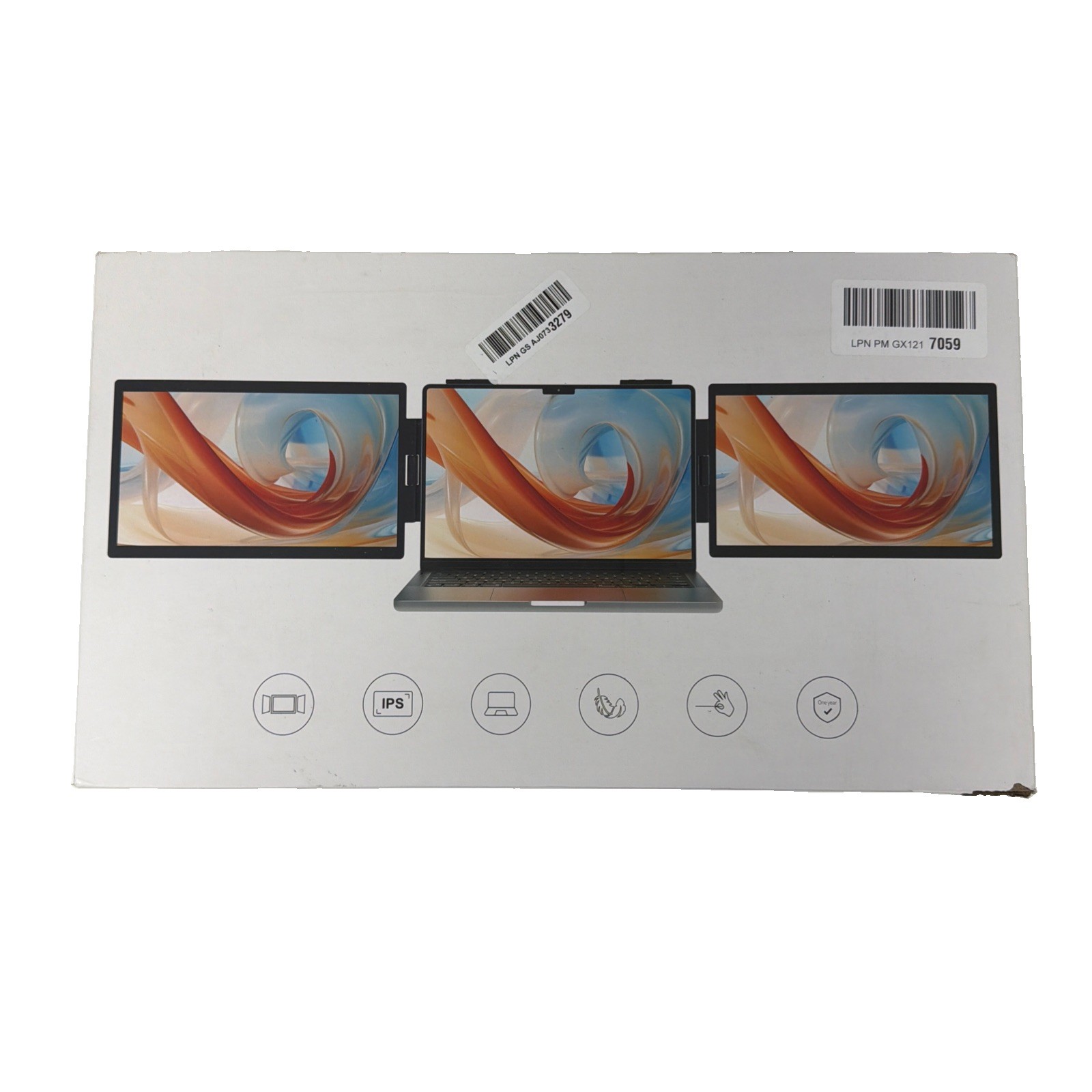 HotYeah Triple Laptop Screen Extender 14" Dual Portable Extended Monitor New