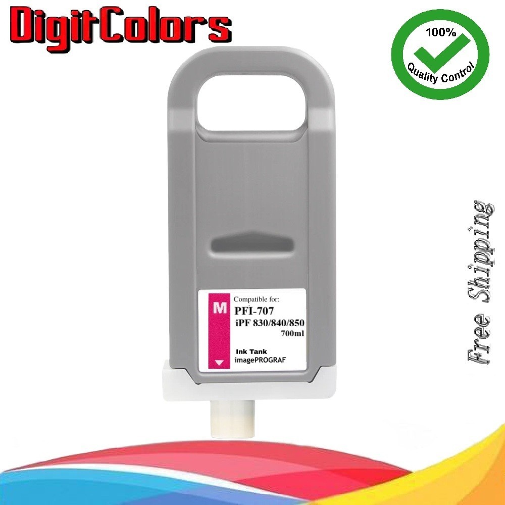 PFI-707 Magenta Ink Cartridge Tank Fit Canon iPF830 IPF840 IPF850