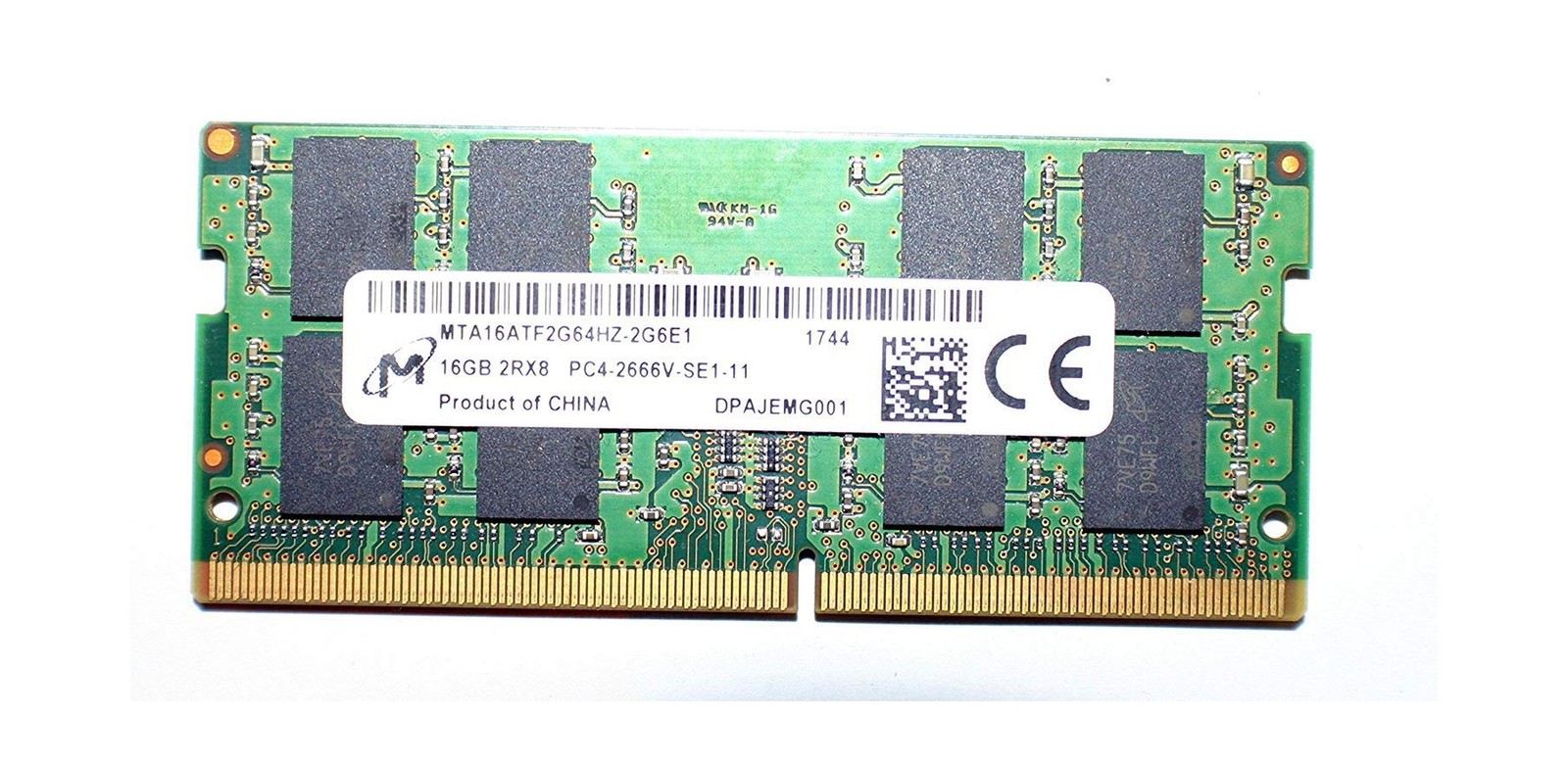MTA16ATF2G64HZ-2G6E1 Memory Module DDR4 SDRAM 16GB PC4-2666V-SE1-11 260-SODIMM