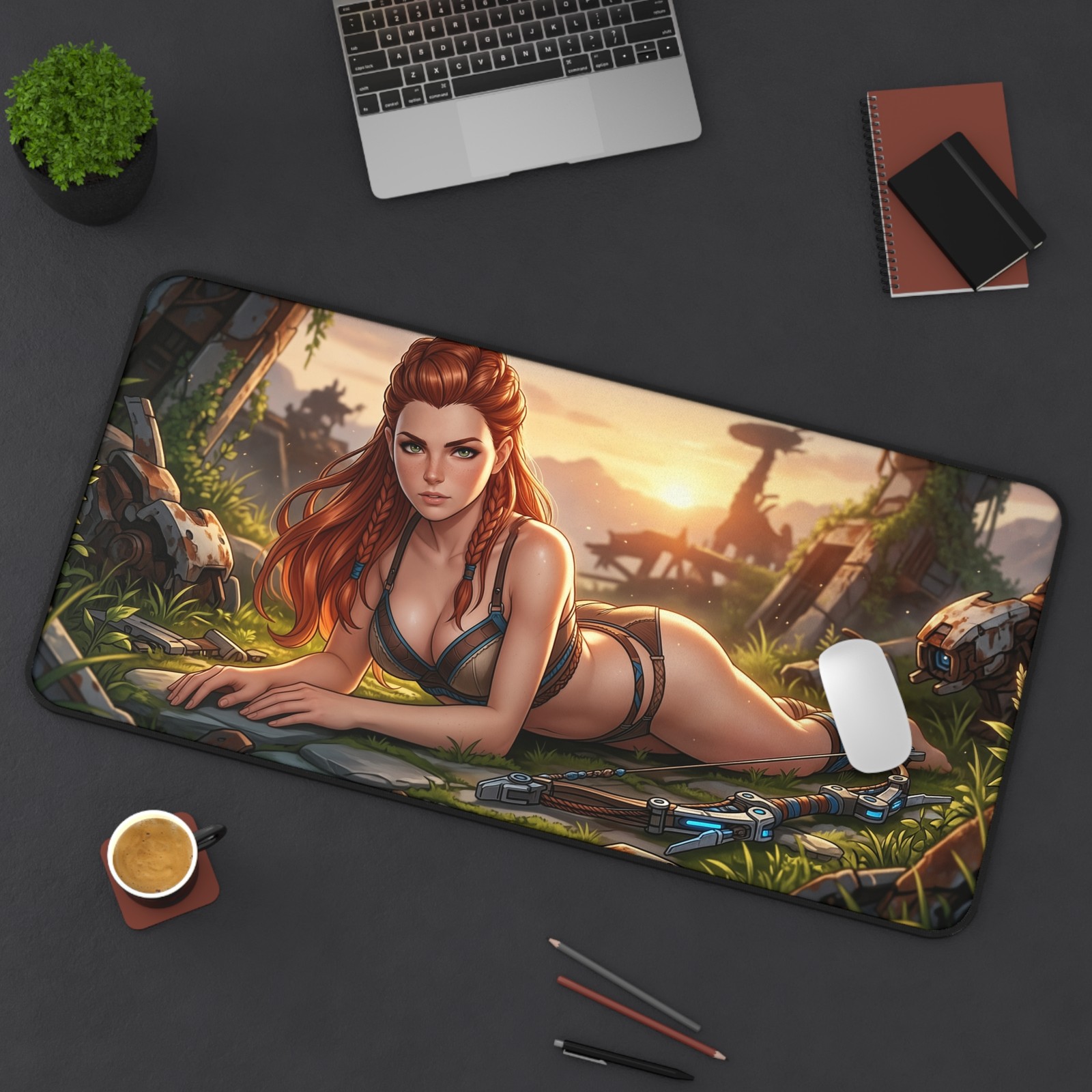 Aloy Mouse Pad, Horizon Desk Mat, Gaming Mouse Pad XL, Gamer Setup