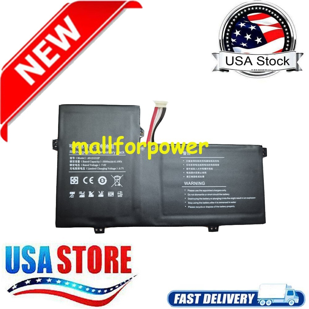 New Replacement 45121212P 3372132 GSP3372132 battery for Gateway GWTN116-1BL