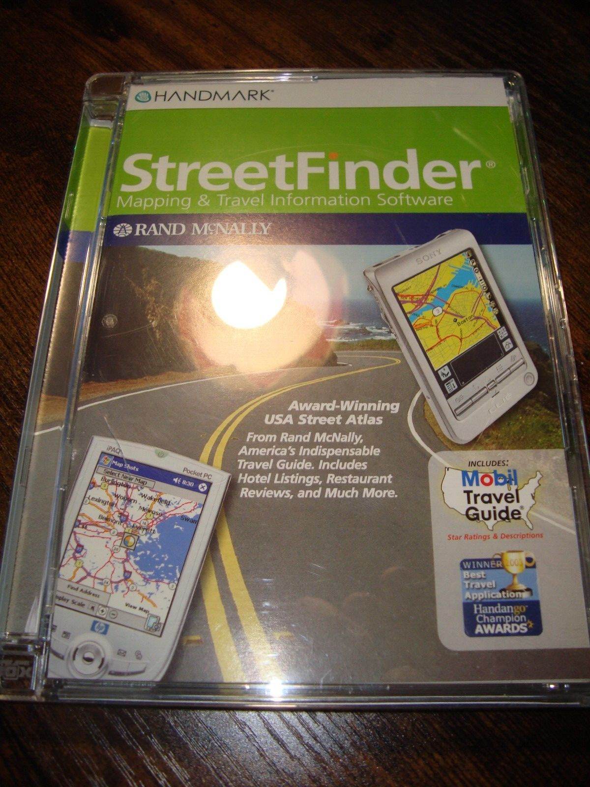 Rand McNally Handmark Street Finder Mapping & Travel Info Like Ne* Fast Ship