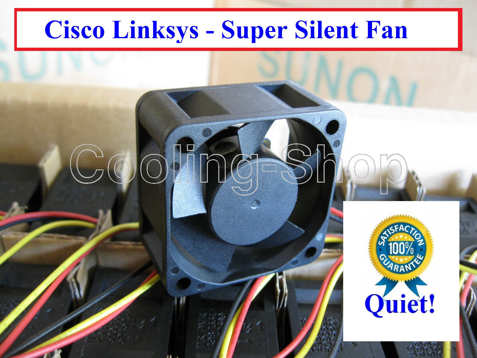 Quiet Cisco Linksys SRW2048 Replacement Fan 18dBA Noise Satisfaction Guarantee