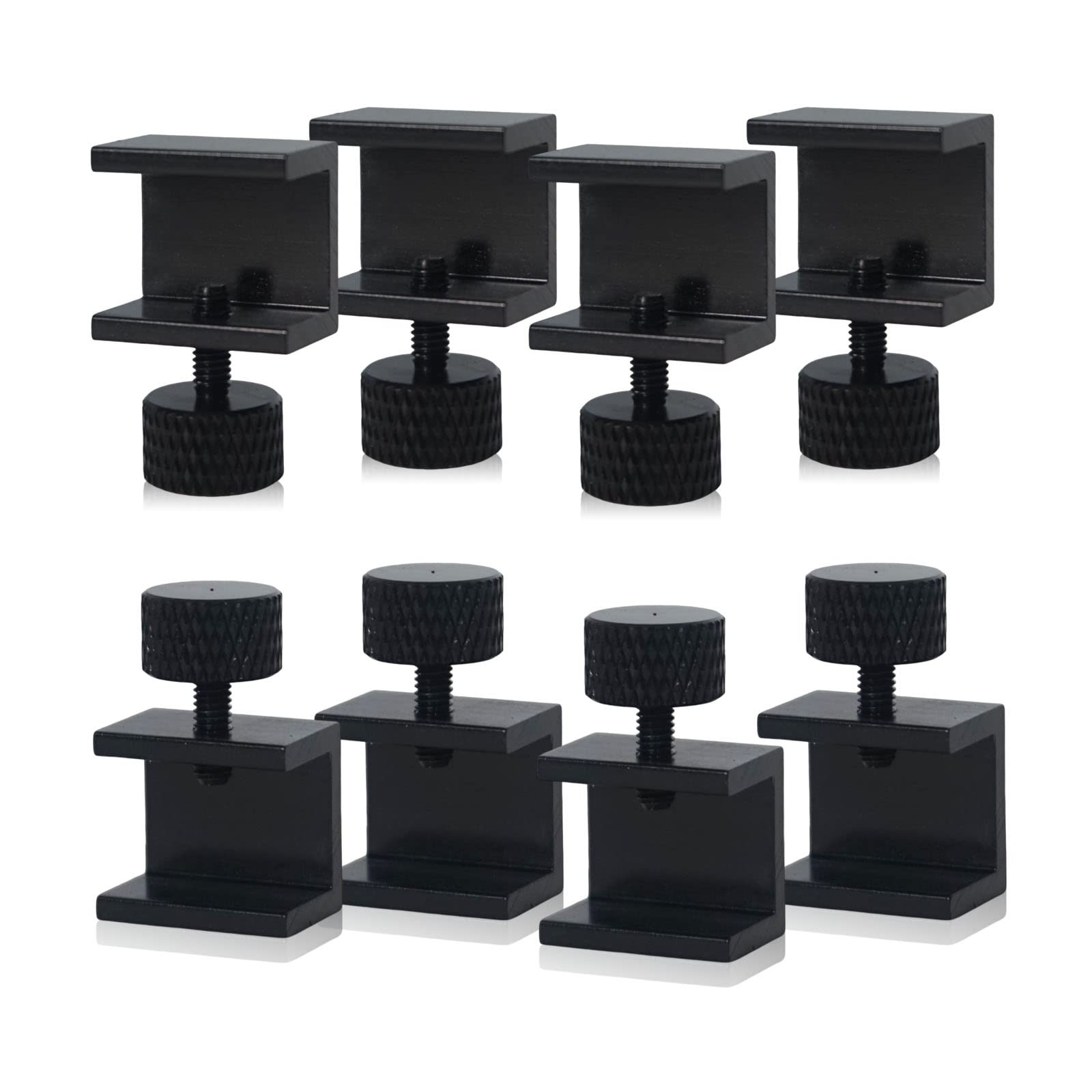 8PCS 3D Printer Glass Bed Clips, 3D Printer Lattice Glass Fixing Clamp, Hot B...