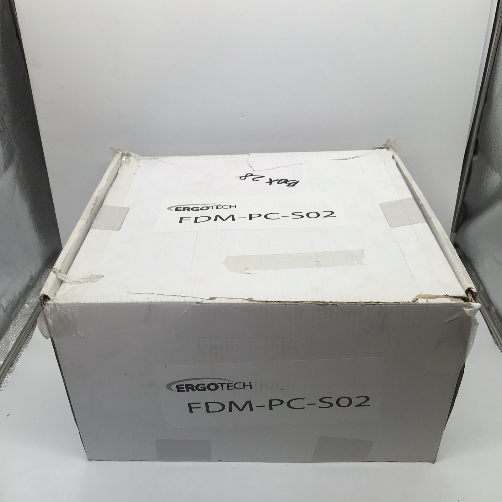 Ergotech Freedom Arm Dual Monitor Desk Mount Silver FDM-PC-S02