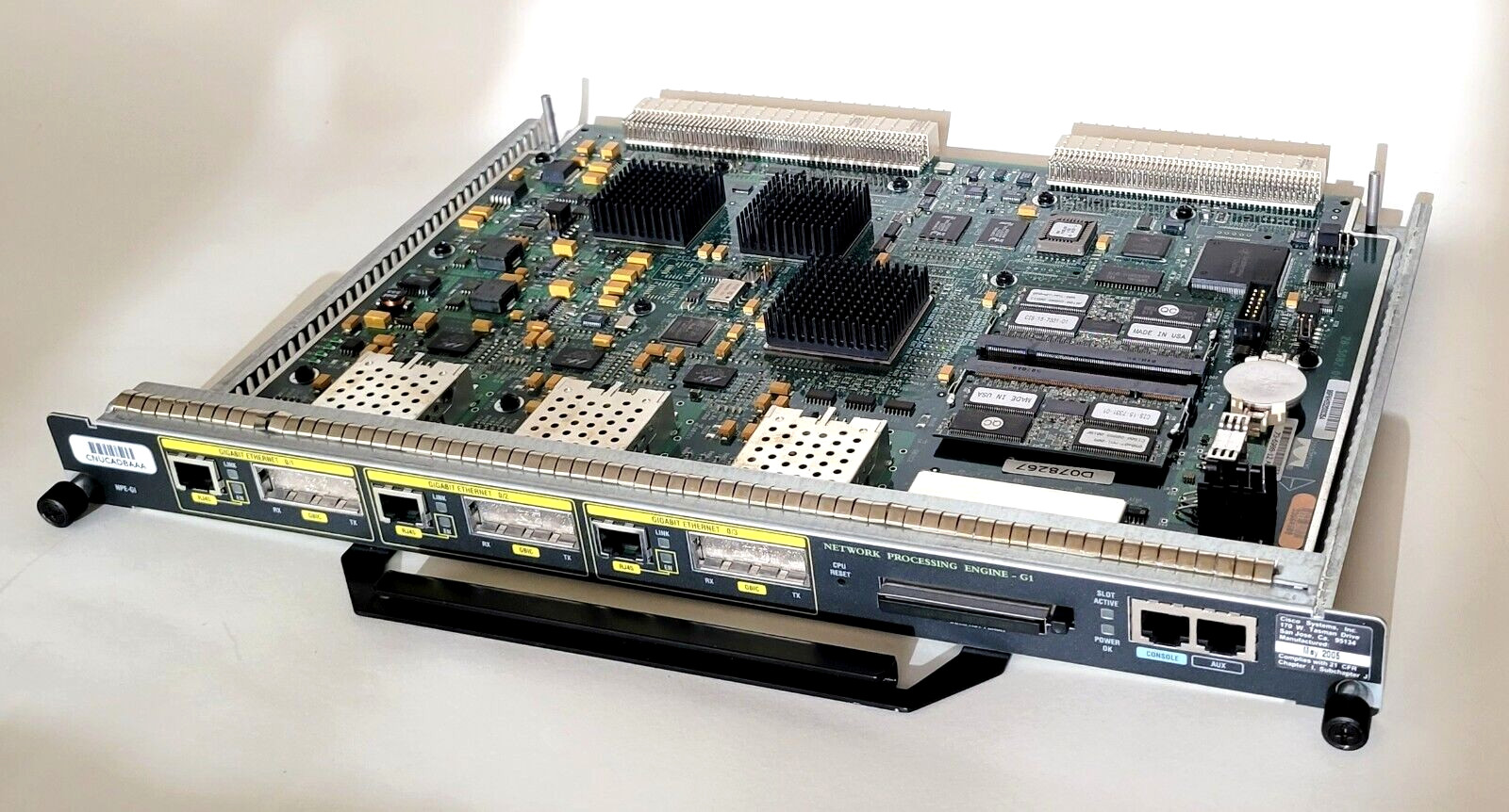 CISCO NPE-G1 w/ 256MB Dram + 64MB Flash for 7204VXR 7206VXR