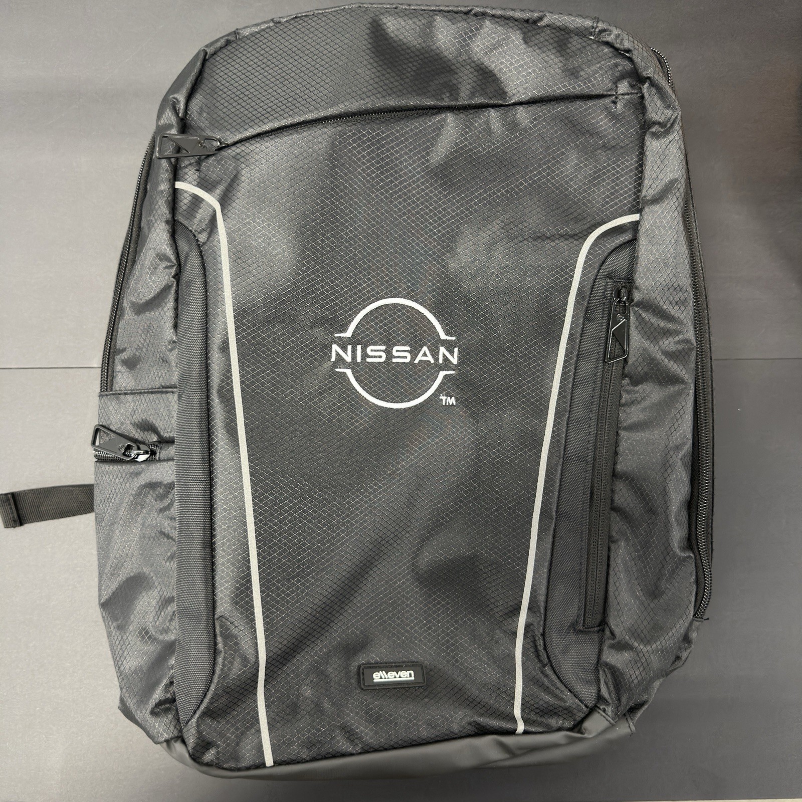 Elleven 15” Laptop Travel Backpack With Nissan Logo. NWT. Black.
