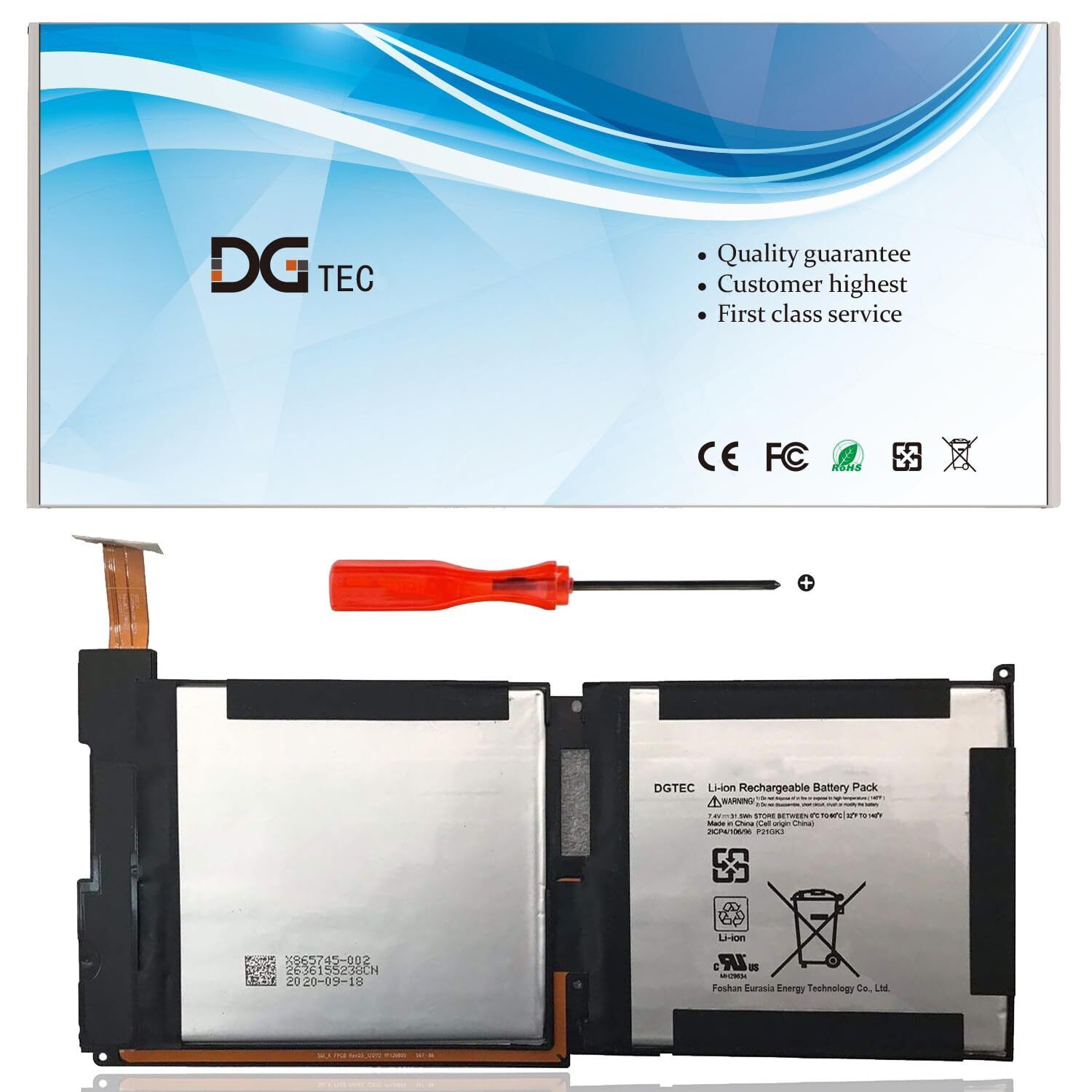 P21GK3 Laptop Battery Replacement for Samsung SDI Microsoft Surface RT 1ST 1516