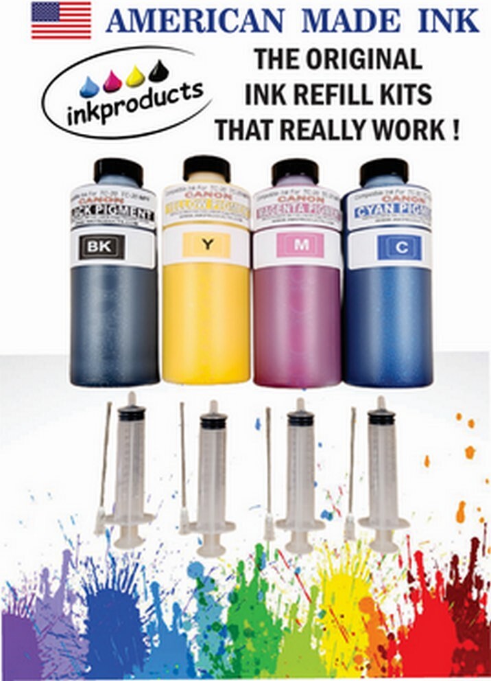 4- 250ML bottle Compatible Ink  imagePROGRAF TC-20, TC-20M, TC-21, TC-21,PFI-050