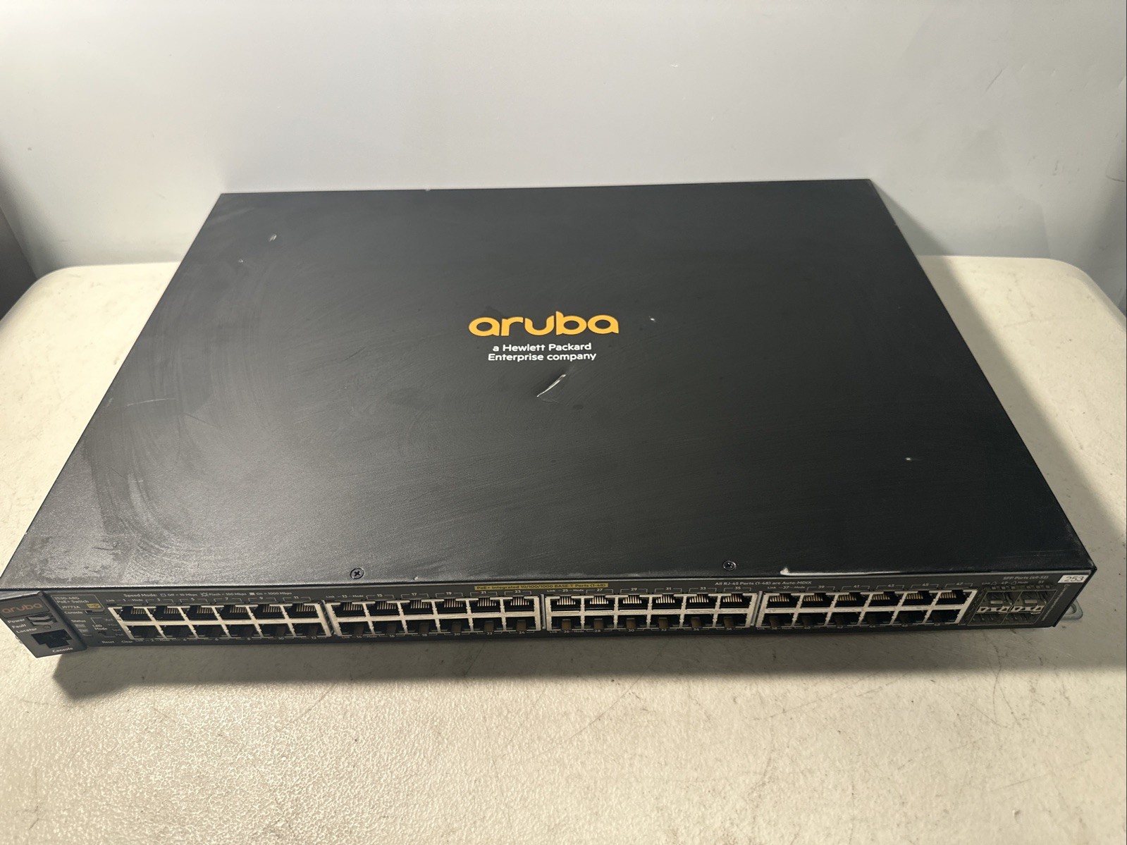 ARUBA J9772A 2530-48G PoE+ 48 PORT ETHERNET SWITCH EARS J9772A