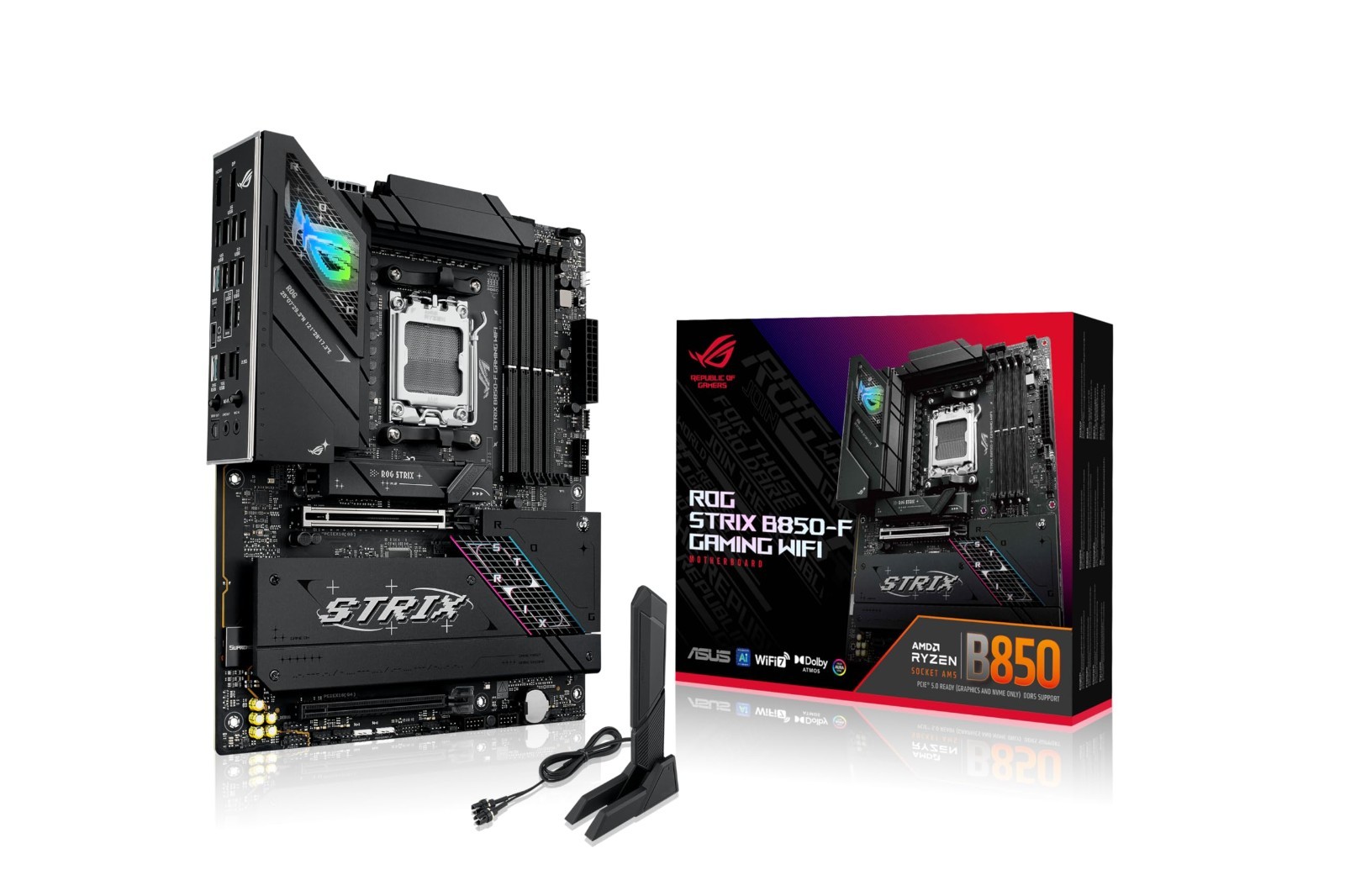 ASUS ROG Strix B850-F Gaming WiFi Motherboard AMD Ryzen AM5 Socket DDR5- SEALED