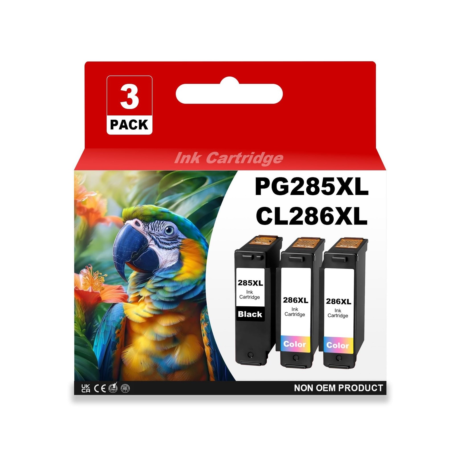 PG 285XL CL 286XL Ink Cartridges Replacement for Canon PG-285XL CL-286XL 285 ...