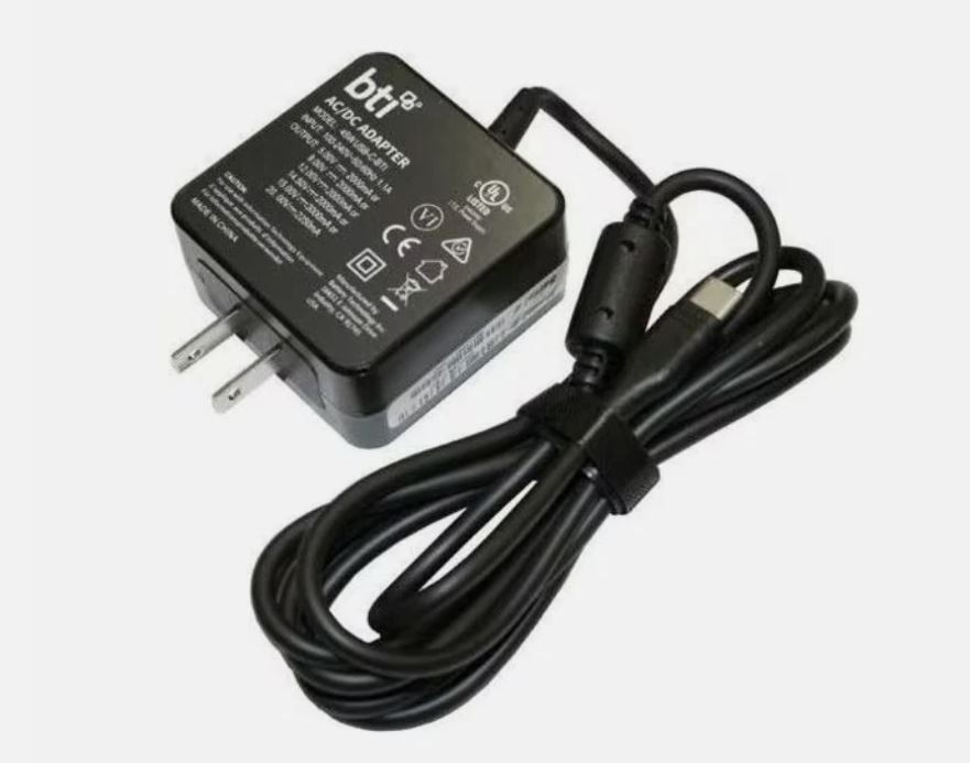 Battery Technology Bti 45WUSB-C-Bti-LN 45W USB-C AC Adapter for Lenovo