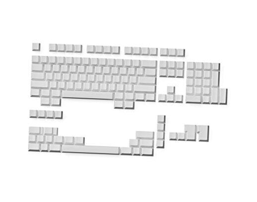  Blank Premium Keycap Set | 1.4 mm Thick PBT | Cherry Profile 139 Keys White