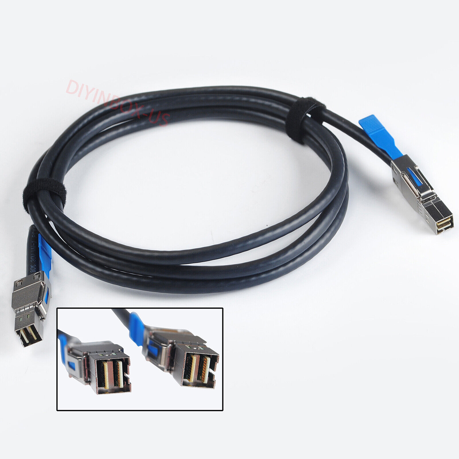 12GBs SFF-8644 to SFF-8644 Mini SAS HD Cable For Dell 0GYK61 MD1420 MD3420 6.6FT