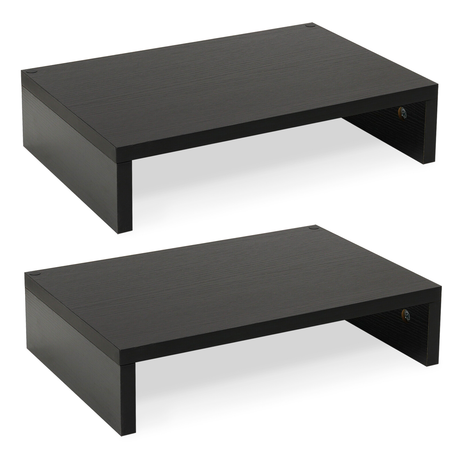 2 Pack 14inch Monitor Stand Riser for Computer/PC/TV /Laptops Desktop Organizer.