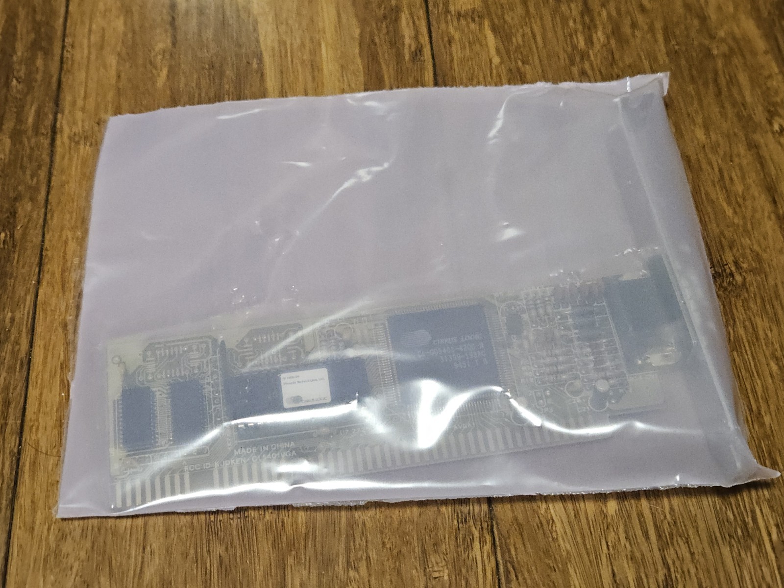 NOS Cirrus Logic CL-GD5401-42QC-B ISA VGA Video Card 256KB Vintage GPU PC Gaming