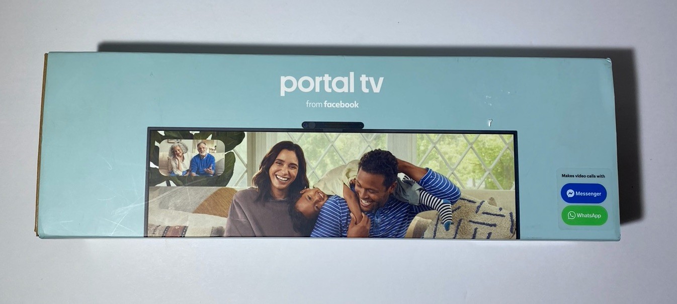Facebook Portal TV Smart Video Model LW94NS With Remote In Box