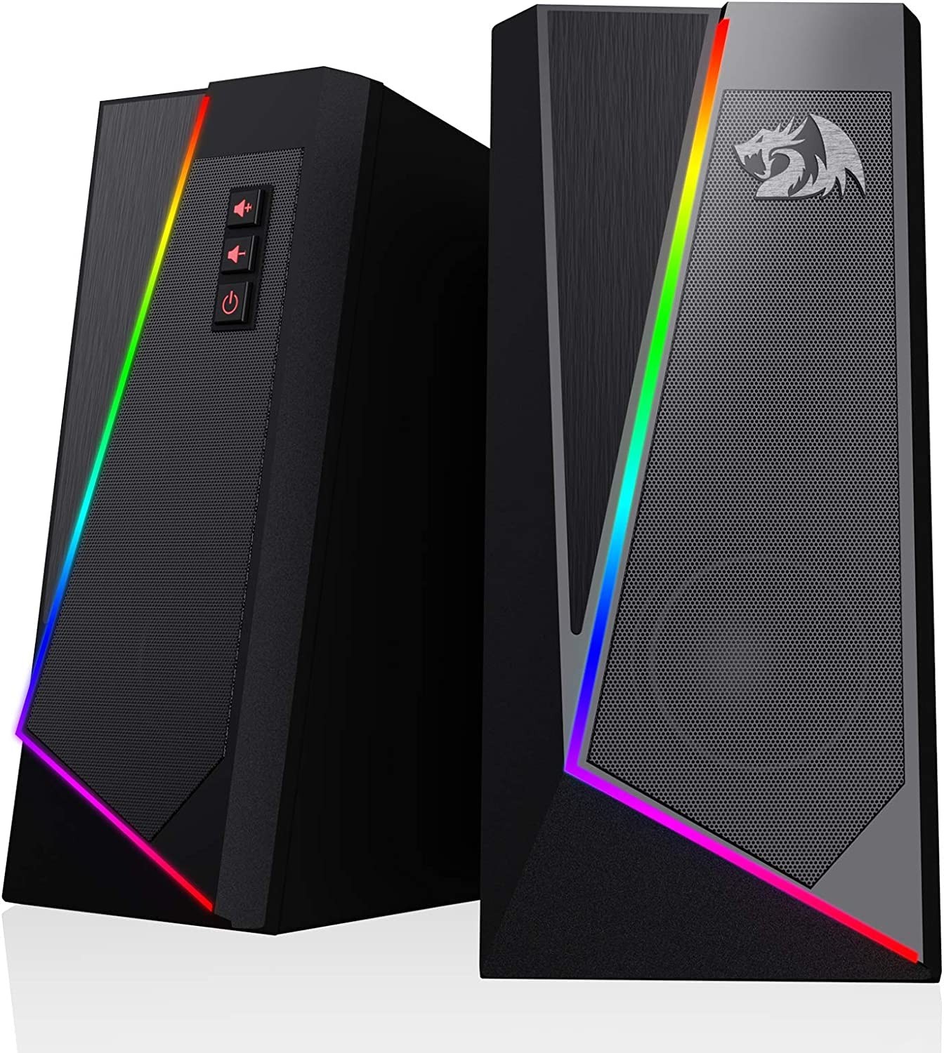 Redragon GS520 Wired 2.0 RGB USB Computer Speakers, 6 Backlight Modes