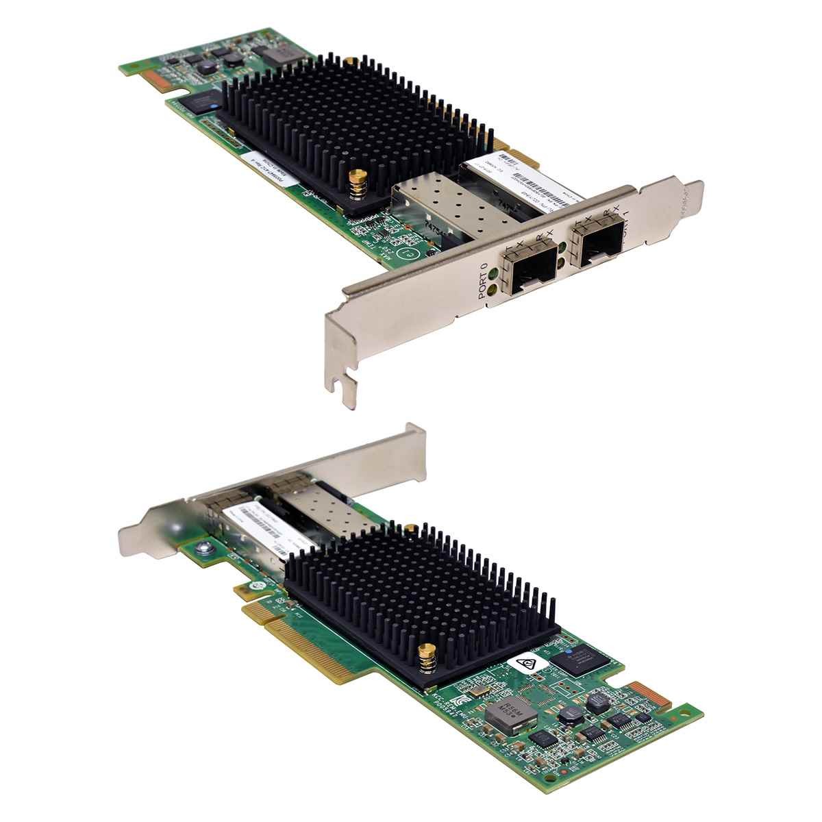 IBM Emulex LPE16002 Dual Port 16Gb/s PCIe x8 FC Host Bus Adapter 00JY849 FP