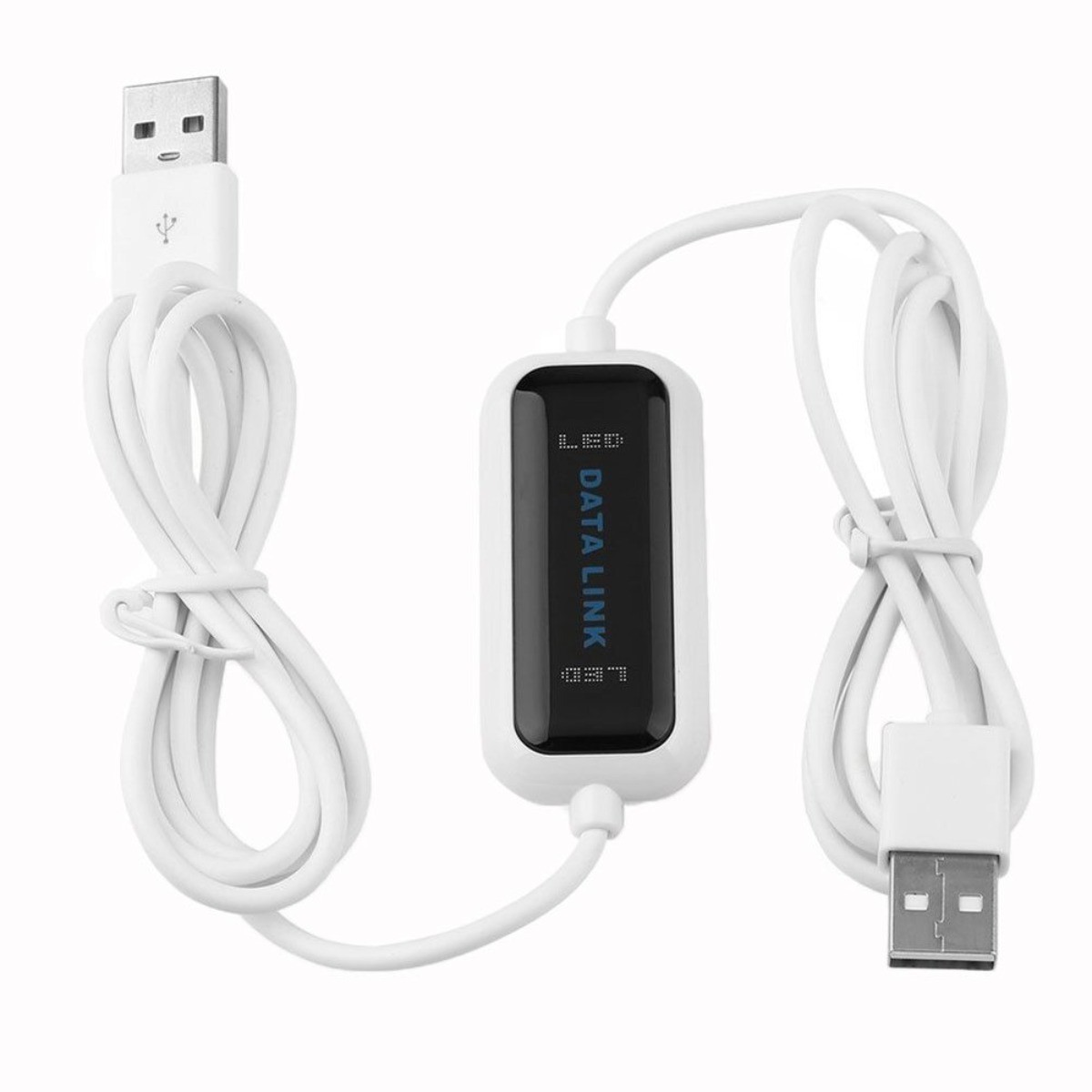 USB 2.0 PC to PC Online Share Sync Data Link File Transfer Bridge Copy Cable 