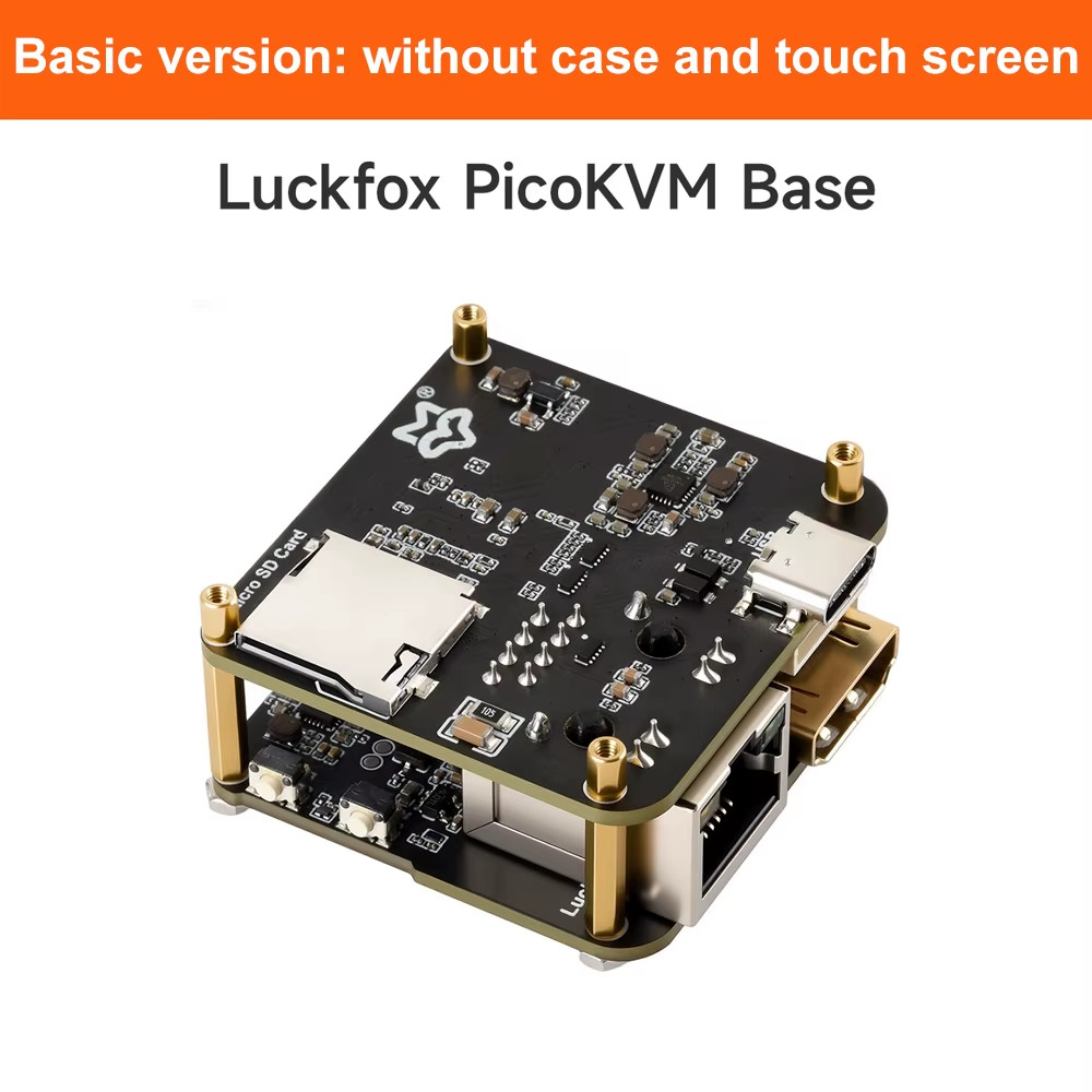 Luckfox PicoKVM Lightweight IP KVM Remote Management Tool Supports HDMI Video In