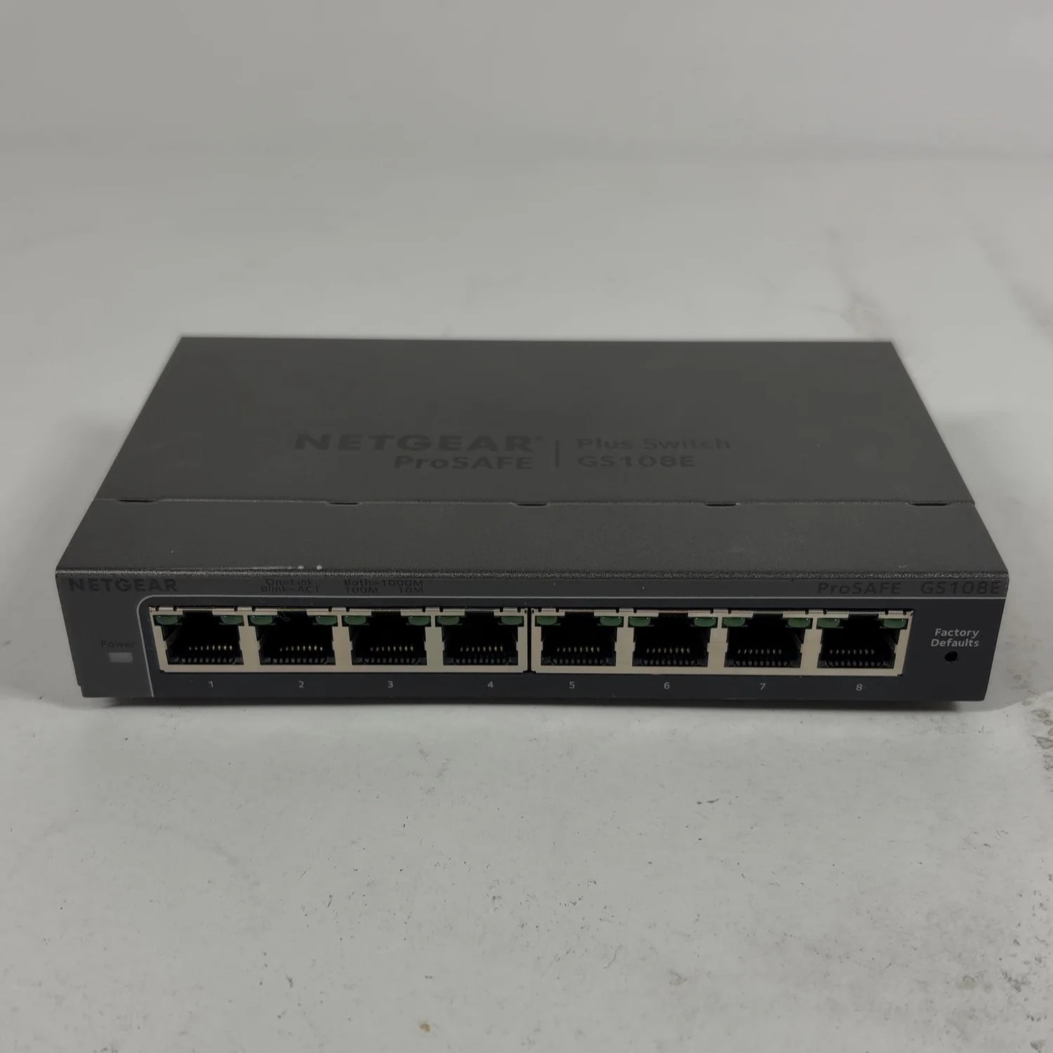 Netgear ProSafe Plus Switch 8-Port Gigabit Network Switch GS108E
