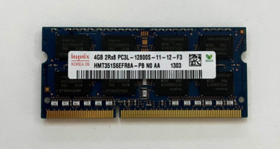 SK Hynix 4GB DDR3 2Rx8 PC3-12800S 204PIN Laptop RAM